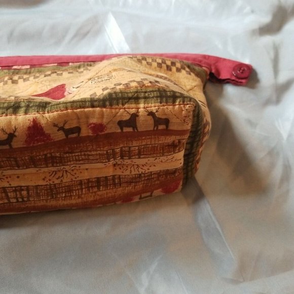 Pouch Bag Boho Retro Colorful Talon Zipper Wallet Makeup Travel Accessory Cute - Picture 4 of 16